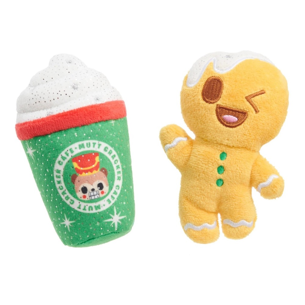 *NWT* BARK The Night Before Christmutts Dog Toy Set Size XS-S